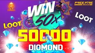 Free Fire Scam Win 50x Event // 50000 Diomond Loot Event 😱😱 details