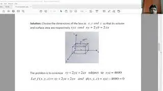 8 Constrained optimization using Lagrange multilier method Module II