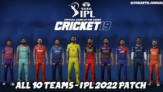 CRICKET 19 IPL 2022 PATCH - FREE DOWNLOAD - OFFLINE PATCH 2022