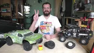 RC трофи ликбез #2: как клеить шины в трофи (и нужно ли)