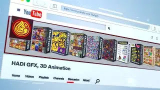 YouTube Channel Cover Art, Subscribe Outro 3D Animation For Youtube Channel,