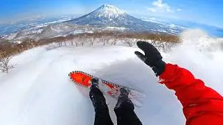Snowboarding Perfect Powder in Niseko