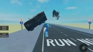 getting run over in roblox