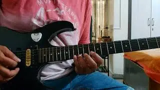 5 note shred pattern in A minor - alternate picking (tutorial) #guitarist #shredguitarist #rockmusic