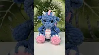 Ещё одна расцветочка дракоша 🐲 #амигуруми #символ2024