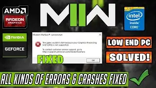 How To Fix Call of Duty Warzone 2.0 Crashing PC Fix & Call of Duty Warzone 2.0 Freezing Fix