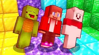 Mikey and JJ: Don’t Touch the Wrong Color Minecraft Challenge: Maizen