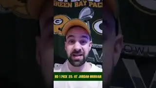 The Packers Go Offense and take OT Jordan Morgan