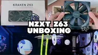 NZXT Kraken Z63 AIO cooler unboxing #unboxing #technology #gaming #nzxt #pcbuild