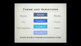 Music Theory Lesson - Theme and Variations