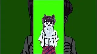 Anime Green Screen - Komi Shouko 