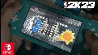 Nba2k23 Nintendo switch lite Suns Vs. Dallas full game + OT