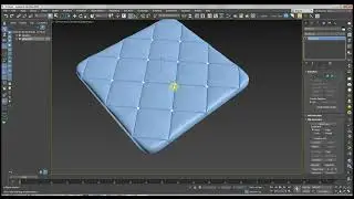 3ds MAX-materac pikowany