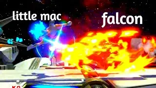 Little Mac and Captain Falcons settling the beef|SSBU