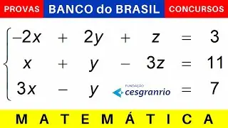 CNU Bloco 8 MATEMÁTICA 🔥 Concurso Nível Médio 2024 Questões da Cesgranrio