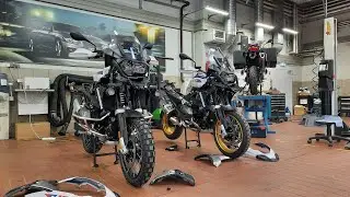 BMW R 1250 GS Updating LED turning lights.