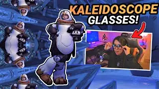 Kaleidoscope Glasses Challenge! 😂 Overwatch Gameplay Holiday Winter Wonderland 2020