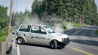 ДРИФТ НА ЗАДНЕПРИВОДНОЙ ОКА ПО ГОРОДУ ЗАКОНЧИЛСЯ АВАРИЕЙ...! (BEAM NG DRIVE)
