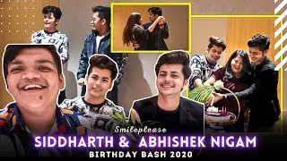 Siddharth & Abhishek Nigam Birthday Bash 2020 I Smileplease