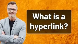 What is a hyperlink?