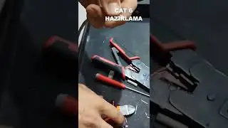 CAT6 Ethernet Kablosunu RJ45 e Çakmak Bukadar Kolay !!!