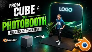 From Cube to Photobooth | Blender 3D Timelapse
