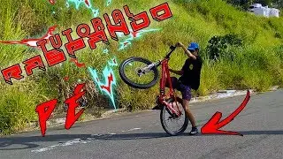 HOW TO DO A WHEELIE BY SCRAPING ONE FOOT