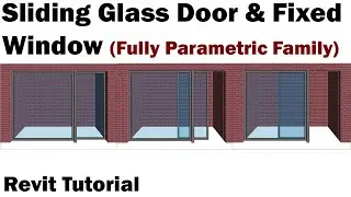 Revit Tutorial - Sliding Glass Door & Fixed Window