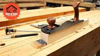 Planing Stop/ Bench Stop. How to Make and Install One. No Vise Needed for Woodworking