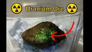 Scary Uranium Ore I Found #uranium #radioactive #uraniumglass #uraniummining #bmx #viral #dangerous