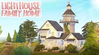 Lighthouse Family Home 🤍 | The Sims 4 Speed Build