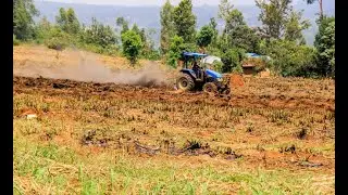 How To Start Ploughing||New Holland Ts 6000||Ploughing speed.