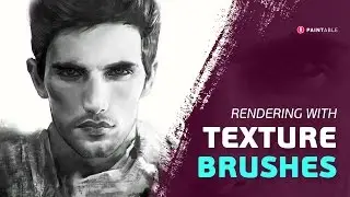 How to Use Texture Brushes in Adobe Photoshop - Digital Painting Tutorial