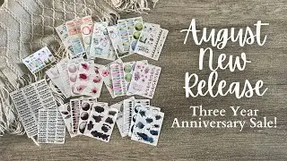 THREE YEAR ANNIVERSARY SALE // New Release! All the hand painted collections!