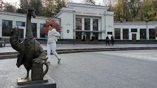 Трускавець 2023: ранок на курорті біля бювету