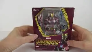 s.h.figuarts ko iron man mk 50 infinity wars action figure unboxing /knockoff/bootleg