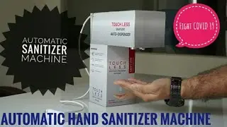 AUTOMATIC HAND SANITIZER MACHINE for covid-19 PROJECT  ARDUINO #covid19 #fightcovid19 #inspireaward