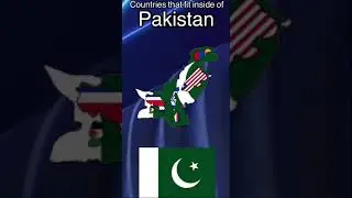 Countries that fit inside of Pakistan 🇵🇰