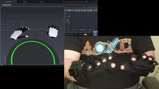 Virtual Production - Perception Neuron Studio Gloves demo