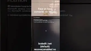 Clique com o botão direito do mouse no menu iniciar e abra o Prompt de comando e cole esse código 👍