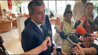 Première déclaration de Darmanin en Nouvelle-Calédonie