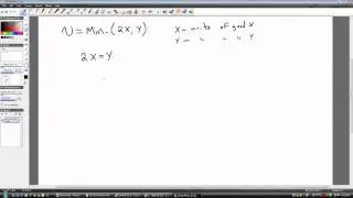 Utility Maximization: Fixed Proportions (Perfect Complements)