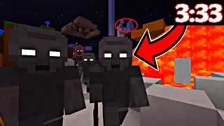 NUNCA ENFRENTES a ESTAS ENTIDADES  a las 3:00 AM en MINECRAFT *te vas arrepentir*