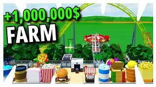 BEST Money Farm in Theme Park Tycoon 2 (2024)