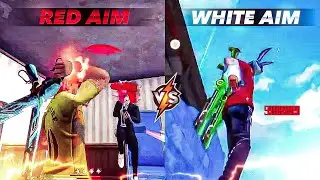 Real Truth Behind - Red Aim Vs White Aim ONETAP Headshot 🎯😯 | Perfect Aim For One Tap Headshot 2023