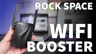 Rock Space WiFi Extender Review & Speed Test - How to Set Up WiFi Booster & Range Extender