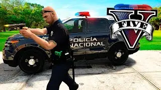 PLAYING THE LIFE OF A COP IN GTA 5 (REAL LIFE MODS) - ElChurches
