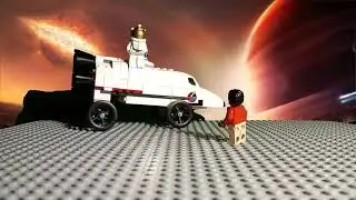 LEGO Jake From State Farm On The Moon