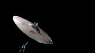 Vibration. See the unseen: Cymbal at 1,000 frames per second.