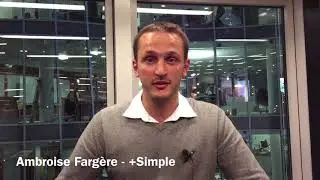#FFT2018: Ambroise Fougère for the Startup +Simple